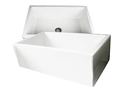 30" Italian Fireclay Single Bowl Farm Kitchen Sink