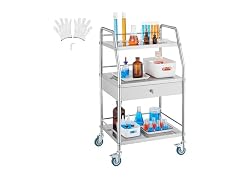 VEVOR Lab Serving Cart, 3 Layers