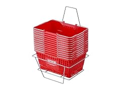 VEVOR Shopping Basket, Set of 12, 21L