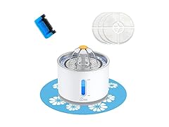 Wonder Creature Cat Water Fountain Stainless Steel, 81oz