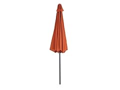 9 Foot Aluminum Patio Umbrella with Auto Crank