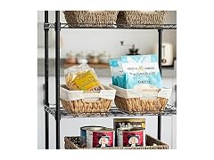 Suptinwear Handwoven Trapezoid Wicker Basket