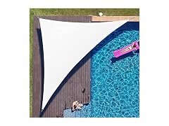 ColourTree White Triangle Sun Shade