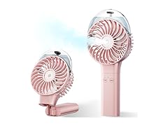 Rechargeable Handheld Misting Fan
