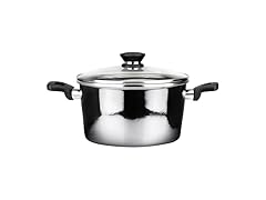 VITREX Granite Noir Metallic 7.8-Inch Stockpot with Lid