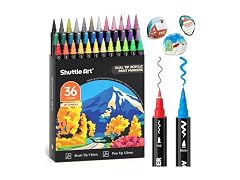 Shuttle Art 36 Acrylic Dual Tip Markers