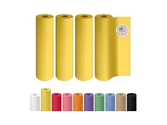 12" x 1200" (100 feet) Yellow Kraft Paper Roll, Pack of 4
