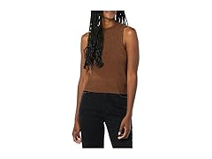 Womens Boucle Sweater Tank Top (M)