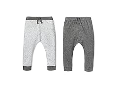 Lamaze Baby Boys' Jogger Pants, 2 Pack
