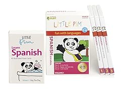 Little Pim Spanish Vol 1- 3 Pack DVD Set and Flashcards
