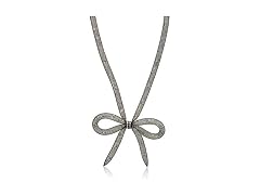 Betsey Johnson Mesh Bow Necklace
