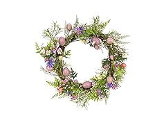 National Tree Company Pastel Egg Wreath