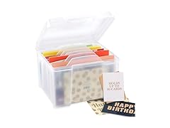 2pk Greeting Card Organizer & Storage Box