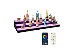 Dollate 3 Tier 40 Inch LED Lighted Liquor Bottle Display