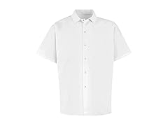 Red Kap Men's White Cook Shirt (M)