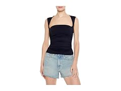 Forever 21  (L) Ruched Sleeveless Top