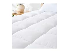 EGOHOME Queen Size Mattress Topper - Comfort Pillow Top Mattress Pad