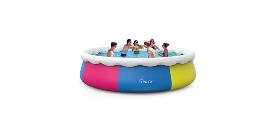 EVAJOY 15ft *35in Inflatable Swimming Pool