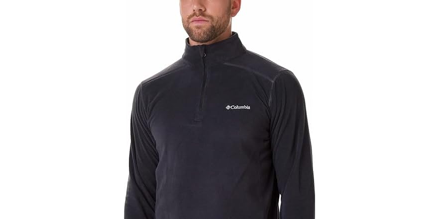 Columbia Klamath Range II half zip fleece in blue | ASOS