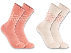 Carhartt Women's Fairisle Crew 2-Pack (Large)