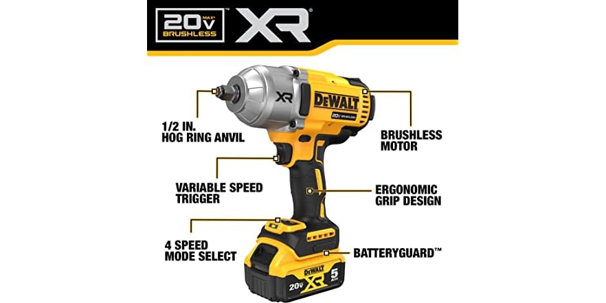 Dewalt Impact Wrench Detent Anvil Vs Hog Ring Dewalt 20V MAX