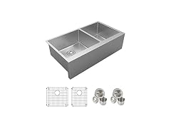 Elkay 16 Gauge Stainless Steel 35-7/8" Farmhouse Sink Kit