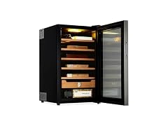 70L Electric Cigar Humidor Cabinet Cedar Shelves
