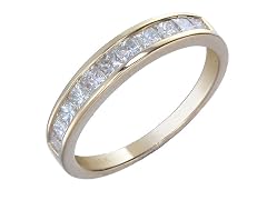 1/2 CT Diamond Wedding Band 14K Gold