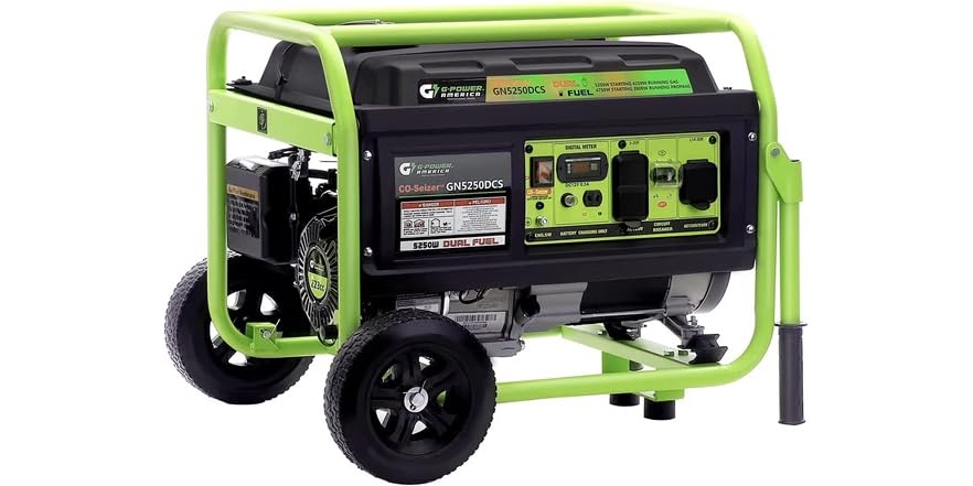 Green Power 5250 Watts Dual Fuel Generator