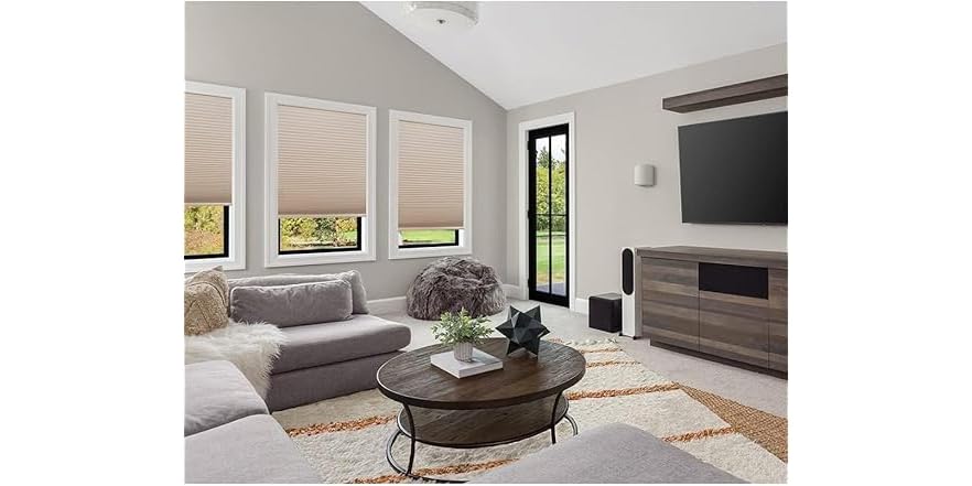 Redi Shade No Tools Easy Lift Blackout Fabric