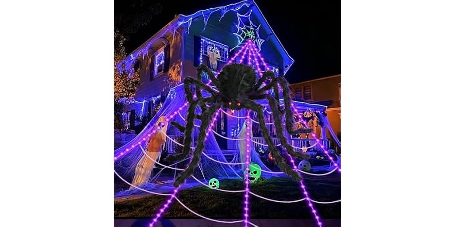 ECOHDT Brighter Spider Webs Halloween