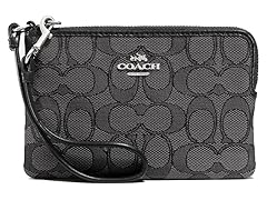 Coach Corner Zip Wristlet in Signature Fabric - Pick Color
