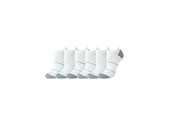 Amazon Essentials Women (6-9) 6-pack Socks White