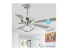 Parrot Uncle F6367-PU 52" Modern Ceiling Fan
