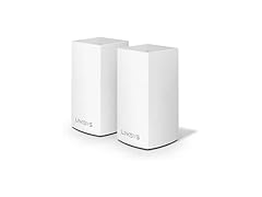 Linksys VLP0102 Velop Dual Band Intelligent Mesh Wi-Fi System (AC2400) White, 2-Pack (Renewed) (Open Box)