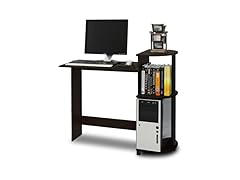 Furinno Compact Computer Desk with Shelves
