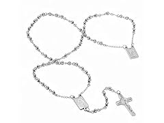 Stainless Steel Beaded Rosary