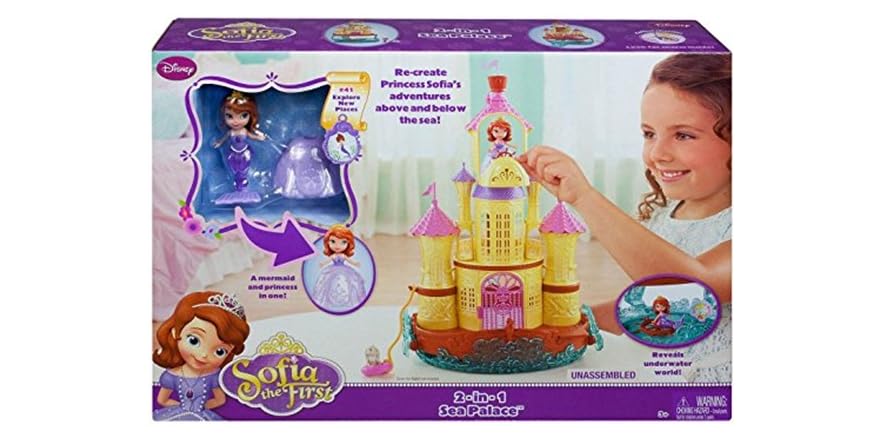 Disney Sofia the First 2 in 1 Sea Palace Playset