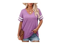 Angerella (XXL) Womens Short Sleeve Tops 2XL
