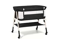 Bolmen Black Baby Bassinet Bedside Sleeper
