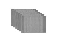 Dainty Home Washable Placemats Set of 6 