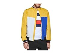 Tommy Hilfiger Men's Yellow/Navy Jacket (L)