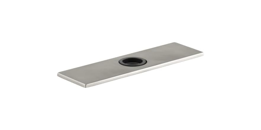 Kohler K-13479-B-VS Optional 8" Escutcheon, Vibrant Stainless