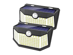 HMCITY Solar Lights Outdoor 120 LED
