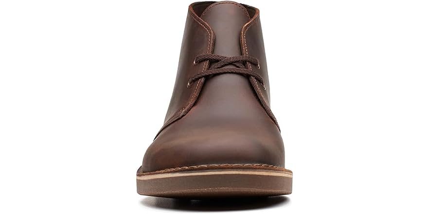 Stivali Chukka Uomo Clarks Bushacre 2 - Camoscio Premium E Suola In Gomma, Altezza 10.8cm