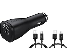 Samsung Fast USB Car Charger w/2 Cables