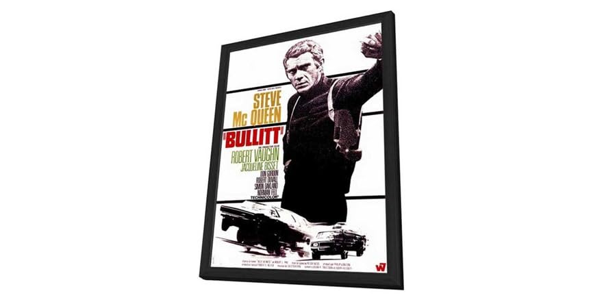 Bullitt (trade ad) - Cinema Greats - Framed art Print main image 1