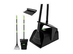 twocorn Pooper Scooper w/Swivel Bin & Rake