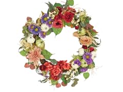 30" Harvest Serenity Wreath Pumpkin
