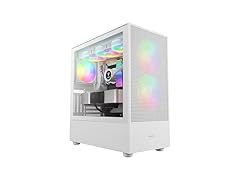 Gamdias White E-ATX Mid Tower Gaming Computer PC Case